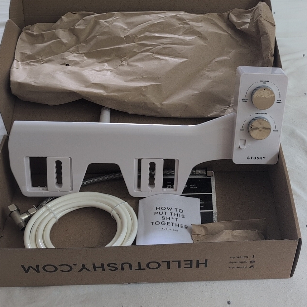 White Bidet Attachment